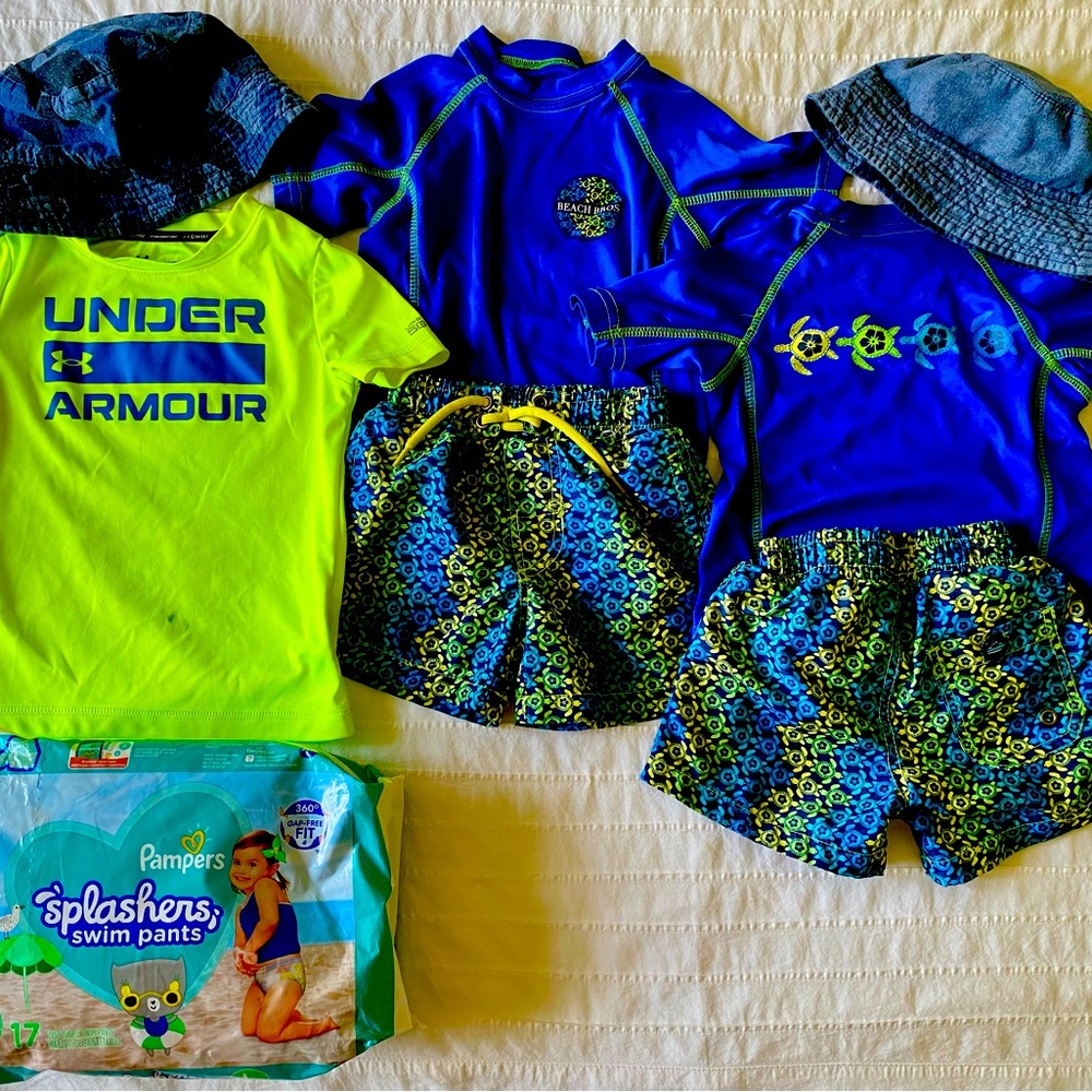 Boy Swim Bundle size 2T/24m - perfect for twins!